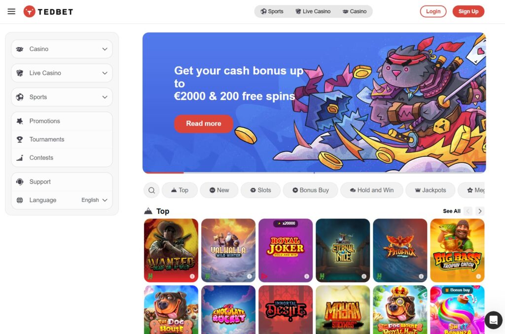 Tedbet Games Official Site